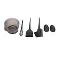thumbnail image 4 of YAHHU 6-Piece Hair Coloring Dyeing Kit, Professional Salon & At-Home DIY Tool Set with Brush, Comb, Mixing Bowl & Ear Covers, Black (8.66 inches / 22 cm), 4 of 9