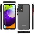 thumbnail image 5 of Case for Samsung Galaxy A53 5G Thin Shockproof Phone Case PC Back TPU Bumper [Protect from Fingerprint/Shock/Scratch/Slip] Translucent Matte Phone Cover for Samsung Galaxy A53 5G-Black, 5 of 7