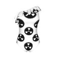 thumbnail image 4 of Yiaed Gear Tools Print Women One Piece Swimsuits Tummy Control One Shoulder Bathing Suits Pattern Ruffle Swimwear-Large, 4 of 8