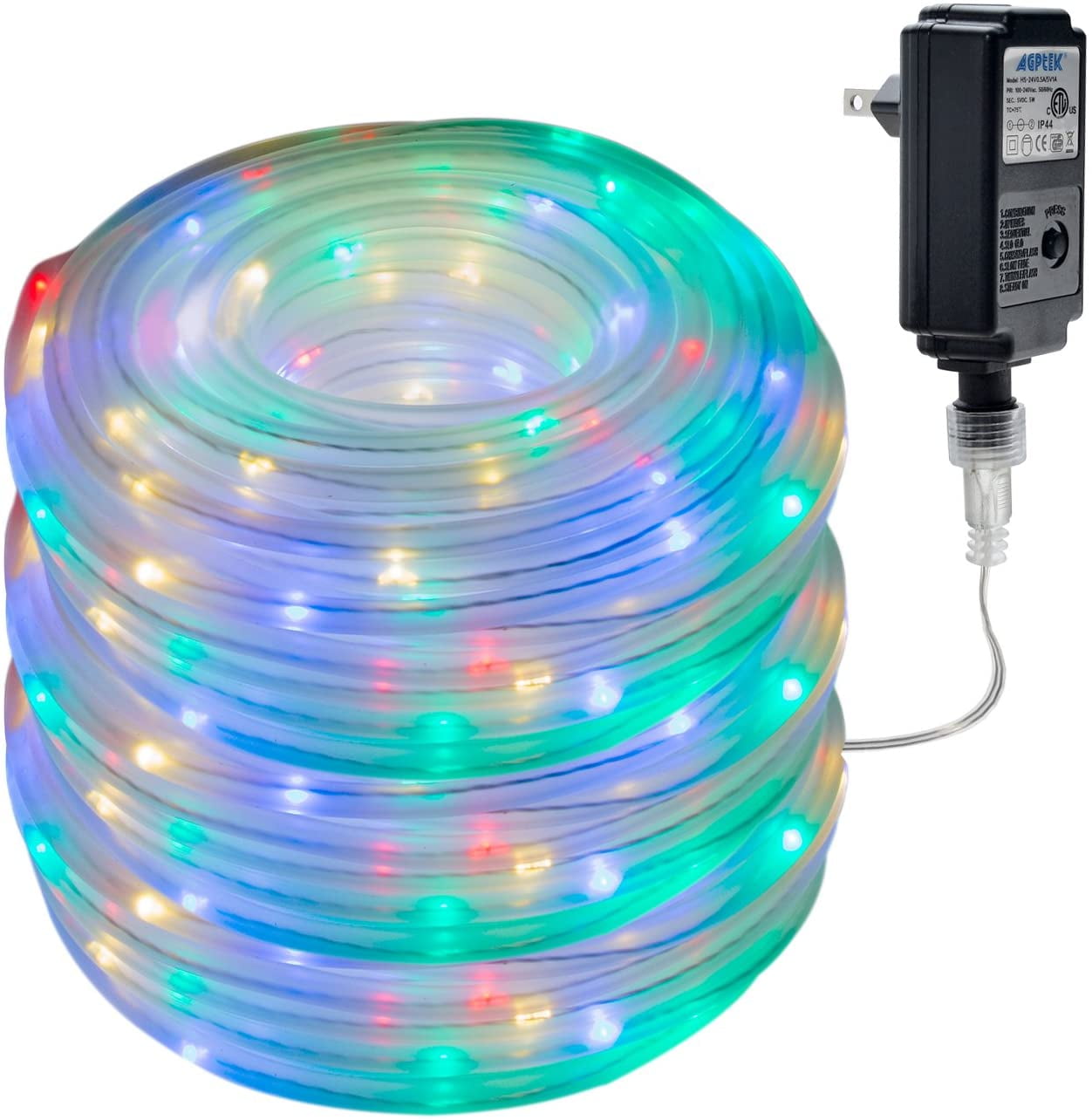 Waterproof LED Small Thin Rope Lights 10 Meter /33Feet 100LED Plus