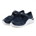 thumbnail image 4 of Vedolay Sneakers for Summer Sneakers for Ladies Slip On Leather Comfort Rubber Sole Flats Shoes,Dark Blue 7, 4 of 5