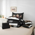 thumbnail image 5 of Feelyou Cute Nutcracker Bedding Comforter Set 7pcs, Happy Christmas Queen Bedding Sets, Winter Sonwflake Reversible Queen Sheet Sets, Ultra Soft Home Decor, 5 of 7