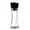 Black, variant on QYXQPYO Glass Salt and Pepper Grinder Refillable Stainless Steel Sea Salt & Spice Shakers Easy Clean Glass Grinders Salt and Pepper Grinder Kitchen Salt and Pepper Grinder 6oz Mill Shakers, White