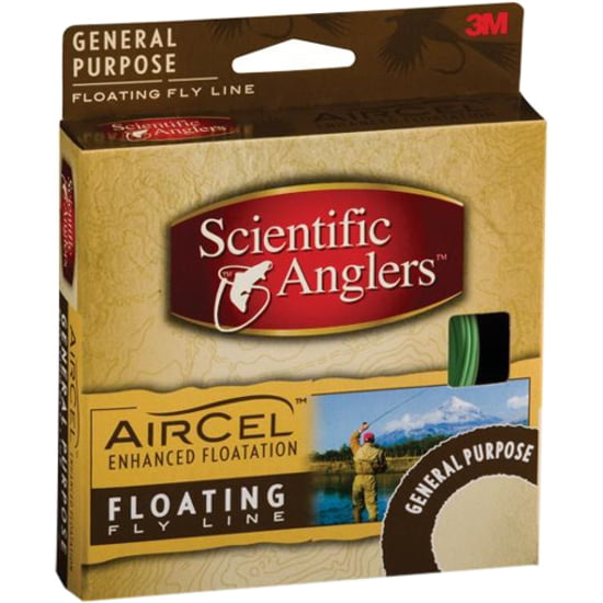 Scientific Anglers 103817 Air Cel Floating Fly Line-WF-5-F-Yellow 