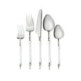 thumbnail image 1 of Disposable Plastic Stunning, Sophisticate Collection White/Silver Top, Flatware Set - 40-Piece, Service for 8 | Elegant and Luxurious Dining Experience, 1 of 3