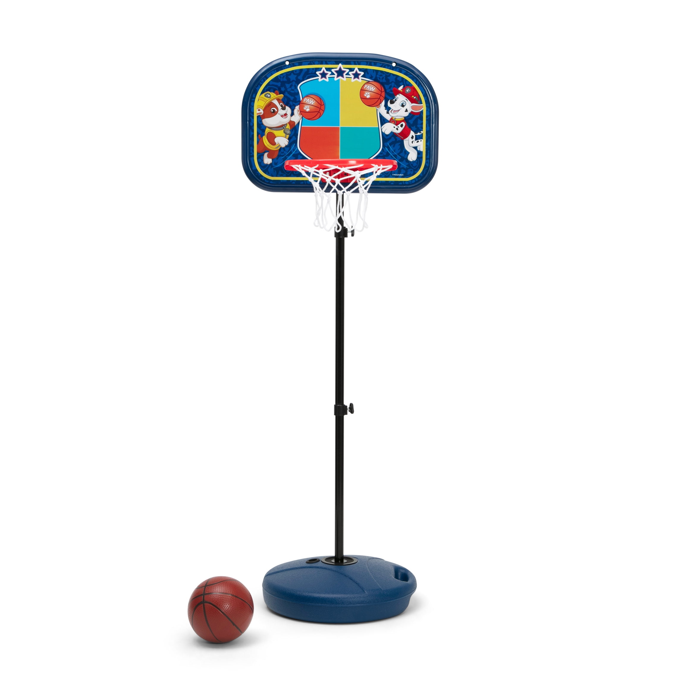 PAW Patrol Basketball Hoop Set by Delta Children - Includes Hoop, Ball and Pump, Blue