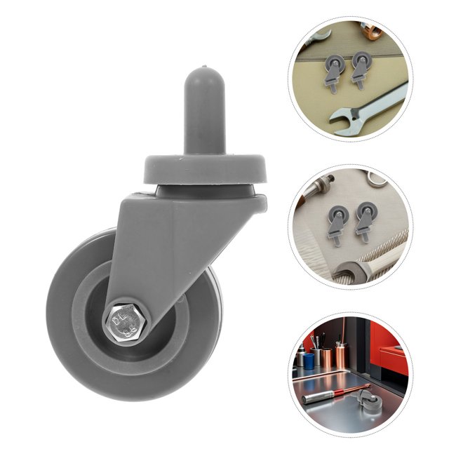 WEUVEB 2Ud Giratorias De Repuesto Para Balde Con Caster De Nylon Gris Y Trapeador