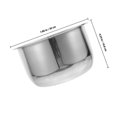 thumbnail image 2 of Stainless Steel Mixing Bowls for Food Storage with Lid 1 Piece Metal Basin, 2 of 4