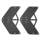 thumbnail image 4 of Juego de 2 soportes de montaje de bisagra para puerta de combustible, reemplazo de soporte de montaje de bisagra de acero inoxidable para Wrangler JK JL JT, 4 of 12