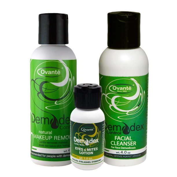 Demodex Control Complete Eyelids, Eyelashes, Face Care Kit with Make up