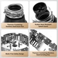 thumbnail image 6 of 3/4 HP Garbage Disposal with Power Cord, Quiet Stainless Steel Food Waste Disposer, Continuous Feed, DeepCut 3-Stage Grinding, Anti-Jam System, Easy 3-Bolt Installation, 6 of 9