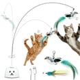 thumbnail image 1 of Juguete para gatos CATPICK pájaro volador automático recargable por USB, 1 of 9