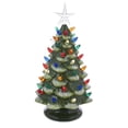 thumbnail image 1 of Kurt S. Adler H3046 12.8 in. Battery Operated LED Ceramic PGreen ink Christmas Tree Tabletop Decoration, 1 of 1