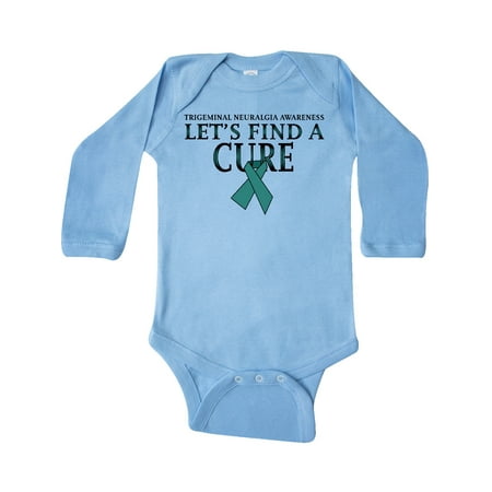 

Inktastic Trigeminal Neuralgia Awareness Let s Find a Cure Gift Baby Boy or Baby Girl Long Sleeve Bodysuit