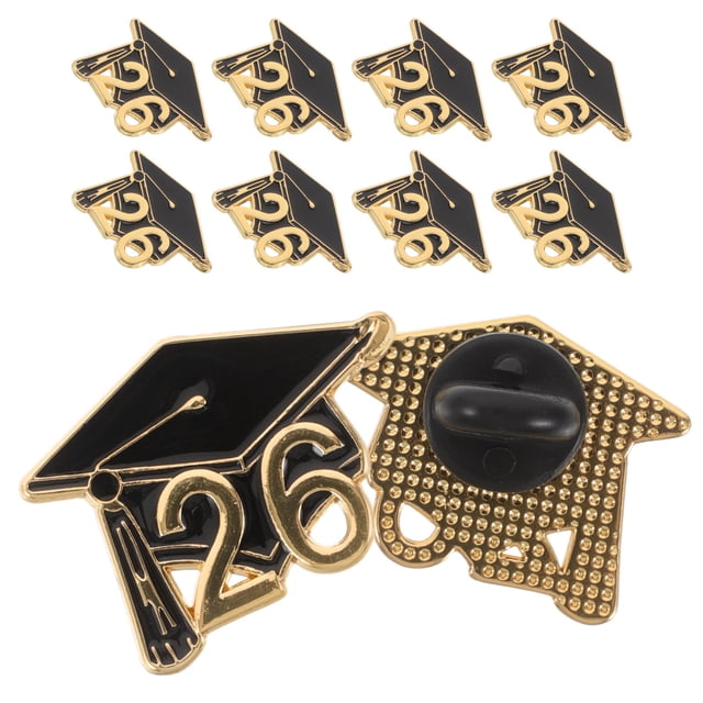 VERDANVERSE 10Ud Pins De Graduación 2026 Para Graduados Y Maestros Multicolor
