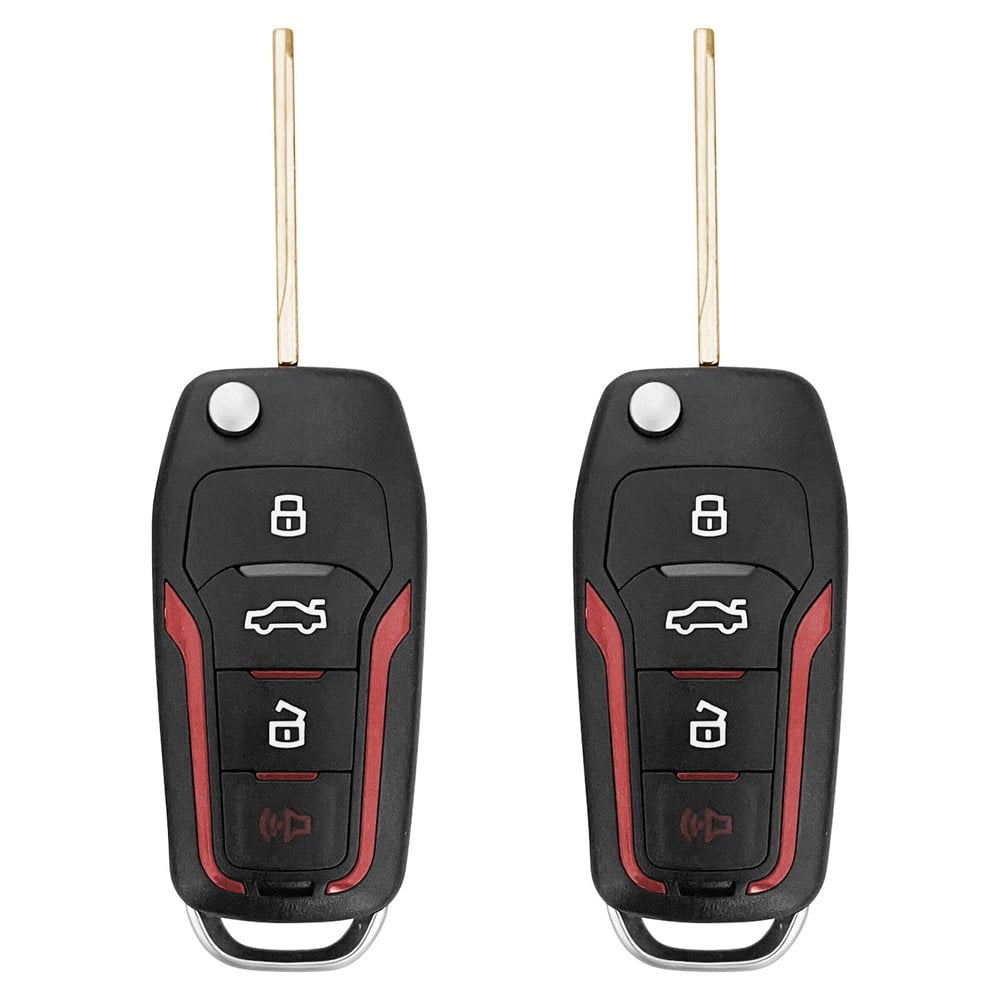 2x Upgrade Flip Remote Key Fob for 2005-2014 Ford Mustang 315MHz 4D63 CWTWB1U331