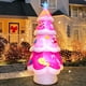 thumbnail image 2 of Nuevo árbol de Navidad de Papá Noel con arco de trineo, decoración inflable para el hogar y exteriores, luz LED, decoración para fiestas de jardín y Año Nuevo, regalos, 2 of 5