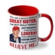 thumbnail image 1 of Taza de cerámica Viberty Sister Gift de 11 oz con diseño de corazón, 1 of 7