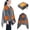 Grey, variant on 59"x31" Cordless Heated Blanket Battery Operated Portable Electric Heated Shawl 3 Temp Wearable Heating Blanket for Indoor Outdoor