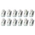 thumbnail image 1 of Naiovety Clips para sábanas Clip para cubierta de edredón de alta resistencia Abrazaderas para colcha antideslizantes multifuncionales Almacenamiento y organización del hogar Verde 12 piezas, 1 of 6