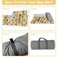 thumbnail image 4 of Toddler Nap Mat with Pillow and Blanket, Personalized Name Toddler Sleep Mat, Extra Large Rolled Napping Mats, Washable, Light, for Kids Boys Kindergarten Daycare Preschool Travel（Space）(Fixed Size), 4 of 7
