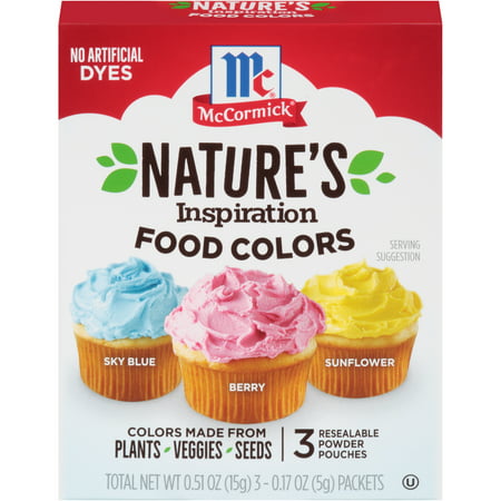 UPC 052100034478 product image for McCormick Nature's Inspiration Food Colors, 0.51 oz | upcitemdb.com