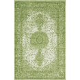 thumbnail image 1 of Unique Loom Bromley Traditional Border Rug 4' x 6' Rectangular Green/Ivory, 1 of 1
