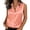 Pink, variant on Women's V-Neck Satin Blouse Long Sleeve Casual Solid Color Dressy Shirt