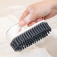 thumbnail image 4 of Soft Bristle Cleaning Brush - Short-Handled Laundry and Shoe Brush for Stains, Carpet Brush Cleaner, Household Scrubbing Brushes for Clothes, Sneaker, Bathroom and Countertops (Orange, 1PC), 4 of 9