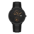 thumbnail image 1 of Jewelry On Clearance Trend Dial Double Eyes Three Hands Belt Calendar Strap Men'S Watch Gift Multicolor, 1 of 1