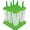 Green, variant on Popsicle Ice Pop Maker Molds 6 Pack Green BPA Free Ice Popsicles Mold Ice Pops Holders Popsicle Makers For Kids Adults