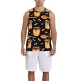 thumbnail image 4 of Easygdp Cute Bee Honey Jar Hive Bear Men's Mesh Basketball Jersey Quick Drying Sleeveless Shirts Fitted Muscle Tank Tops Sport Round Neck T-Shirt - 4X-Large, 4 of 9