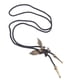 thumbnail image 5 of 2 Pieces Men Cowboy Leather Rodeo Bolo Tie Cord Eagle Pendant, 5 of 9