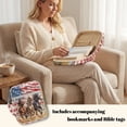 thumbnail image 3 of ZUXONGSY American Flag Horse Print Bible Case for Women Quilted Bible Bag Stylish Handbag with Multiple Pockets Carrying Book Case for Religious, 3 of 7