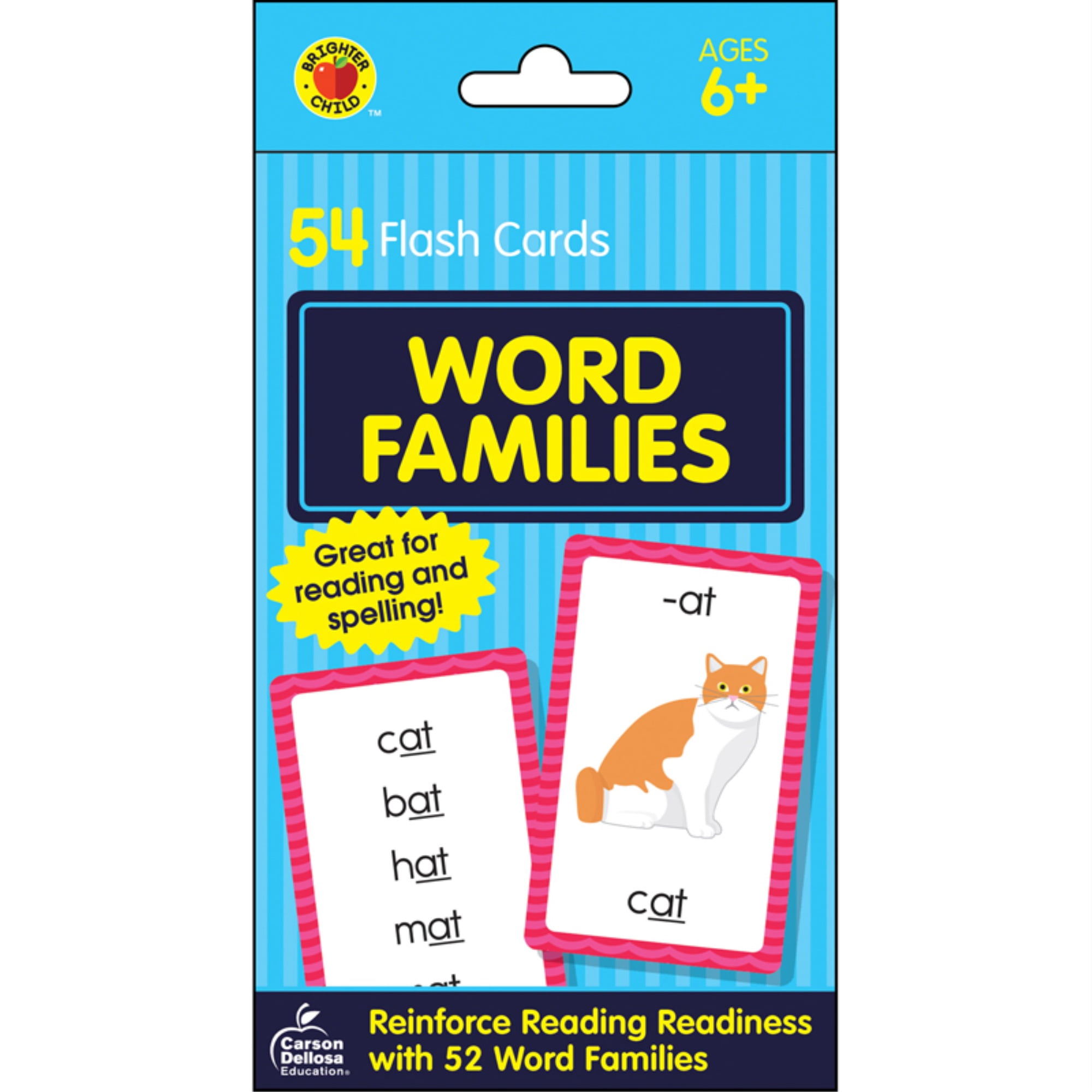 Word Families Flash Cards - Walmart.com