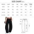 thumbnail image 2 of SUNBS Barrel Sweatpants For Women Wide Leg Pants Sweat Jogger gym workout cotton casual y2k Pants, 2 of 9