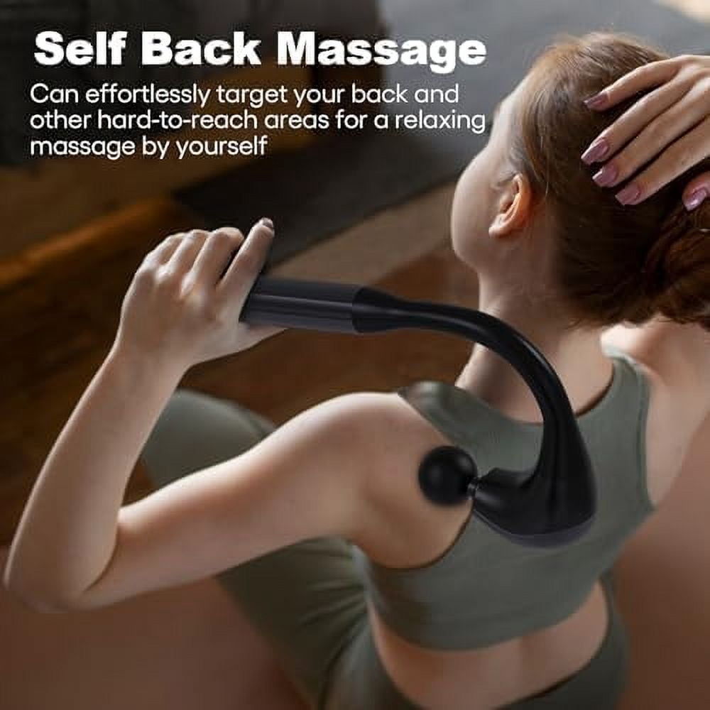 Massage Gun Deep Tissue with Extended Handle Revolutionary U-Shaped Back Massager Body Massager for Neck and Shoulder and Leg