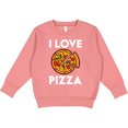 thumbnail image 2 of Inktastic I Love Pizza Toddler Sweatshirt, 2 of 4