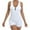 White, variant on Workout Jumpsuits for Women Backless Workout Workout Jumpsuits V Back Yoga Romper Comfy Bodysuits