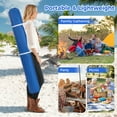 thumbnail image 5 of Costway 6.6ft x 6.6ft Beach Cabana Tent, Blue, 5 of 10