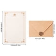 thumbnail image 2 of Antique Stationary Letter Paper and Envelopes Seal Stamp Sticker Set for Wedding, 2 of 10