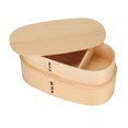thumbnail image 4 of Oubit Bento Boxfor Kids,Wooden Bento Boxes Double Wooden Bento Boxes Lunch Bento Box Top-Notch Performance, 4 of 9