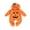 Orange, variant on Jxzom Newborn Baby Boy Girl Halloween Pumpkin Jumpsuit Face Zip Up Long Sleeve Footie Hooded Jumpsuit Romper Halloween Outfits