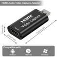 thumbnail image 4 of Audio Video Capture Cards, 1080p HDMI to USB Adapter, Portable Plug & Play Capture Card for Live Streaming Video, 4 of 4
