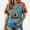 Blue, variant on VXARARL Womens Short Sleeve V Neck Halloween T Shirts Pumpkin Shirts Why Yes Actually I Can Drive A Stick Graphic Autumn Tee Tops Ghost Pumpkin T Shirts Army Green S