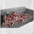 thumbnail image 5 of Football Soft Flannel Fleece Blanket, Sportive Design of Soccer Balls Game Teamwork Ambitious Collaboration, Cozy Plush for Indoor and Outdoor Use, 50" x 60", Ruby Pale Salmon White, by Ambesonne, 5 of 5