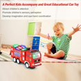 thumbnail image 4 of SUSHANG Fire Engine Car With 4D LED Lights Sounds Fire Engine Vehicle Toy Truck Game Educational Toy Car For 3 4 5 6 Years Old Fire Truck Toy for Boys Girls Kids, 4 of 7
