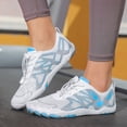 thumbnail image 4 of Barefoot Shoes for Women Mens QuickDry Water Shoes Lightweight Non Slip Athletic Hiking Shoes Breathable Slip On Sneakers Blue Size 7.5, 4 of 5