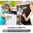 thumbnail image 2 of KitchenTour Dishwasher Magnet Clean Dirty Sign, Premium Stainless Steel Clean Dirty Magnet for Dishwasher, Strong Magnet Non-Scratch Dishwasher Sign Kitchen Decor, 2 of 7