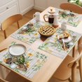 thumbnail image 5 of Mushroom Frog Placemats Set of 4 Flowers Butterfly Green Coffee White Wood Place Mats Indoor Wipeable Table Mats Washable Cloth Dining Table Placemats for Kitchen Holiday Party Home Decor 13x19 Inch, 5 of 9